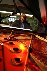 Cecil Lytle at the piano